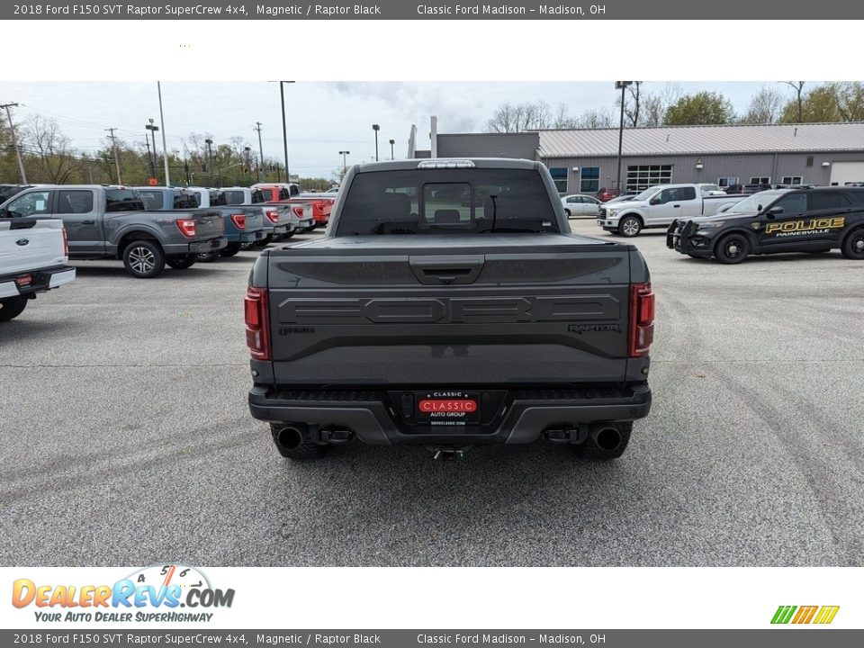 2018 Ford F150 SVT Raptor SuperCrew 4x4 Magnetic / Raptor Black Photo #4