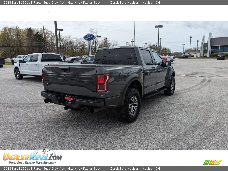 2018 Ford F150 SVT Raptor SuperCrew 4x4 Magnetic / Raptor Black Photo #5