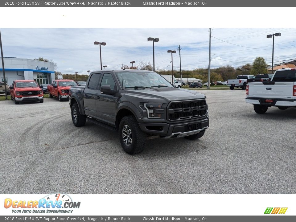 2018 Ford F150 SVT Raptor SuperCrew 4x4 Magnetic / Raptor Black Photo #7