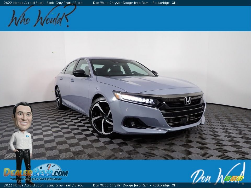 2022 Honda Accord Sport Sonic Gray Pearl / Black Photo #1