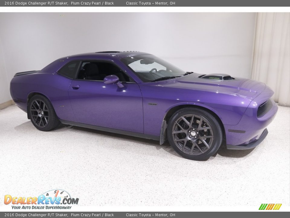 2016 Dodge Challenger R/T Shaker Plum Crazy Pearl / Black Photo #1