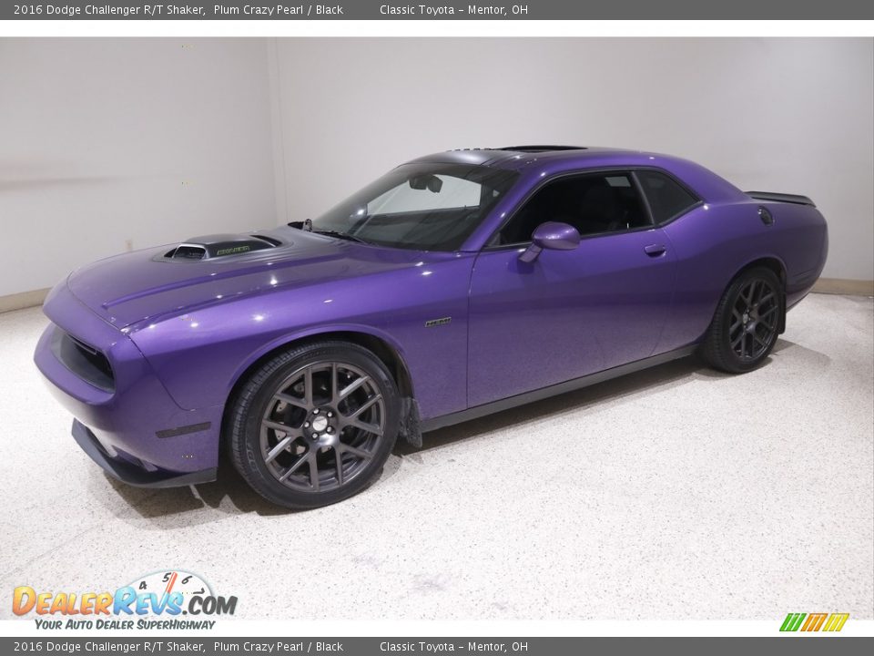 2016 Dodge Challenger R/T Shaker Plum Crazy Pearl / Black Photo #3
