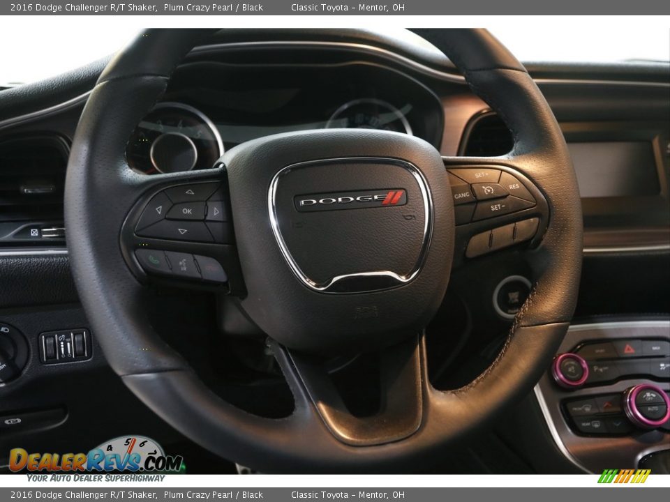 2016 Dodge Challenger R/T Shaker Plum Crazy Pearl / Black Photo #7