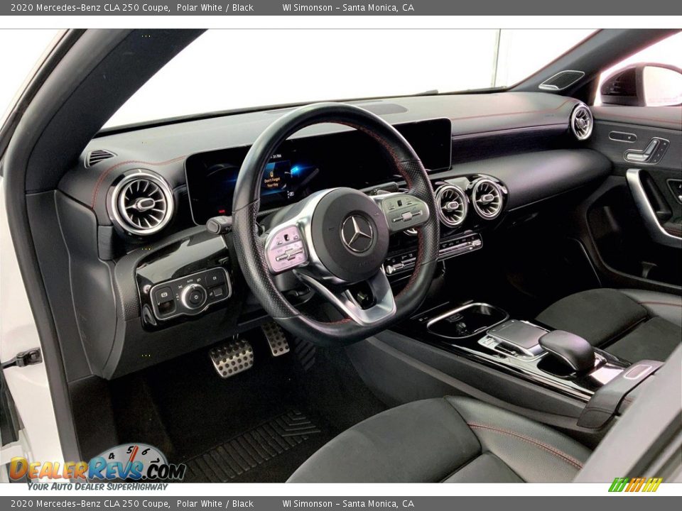 2020 Mercedes-Benz CLA 250 Coupe Polar White / Black Photo #14