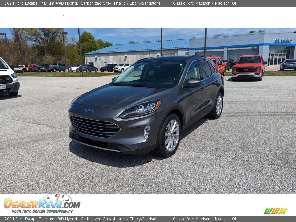 2021 Ford Escape Titanium 4WD Hybrid Carbonized Gray Metallic / Ebony/Sandstone Photo #1