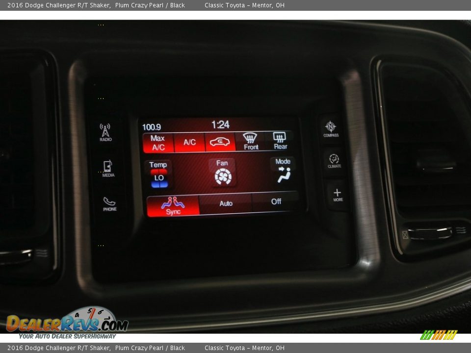 2016 Dodge Challenger R/T Shaker Plum Crazy Pearl / Black Photo #12