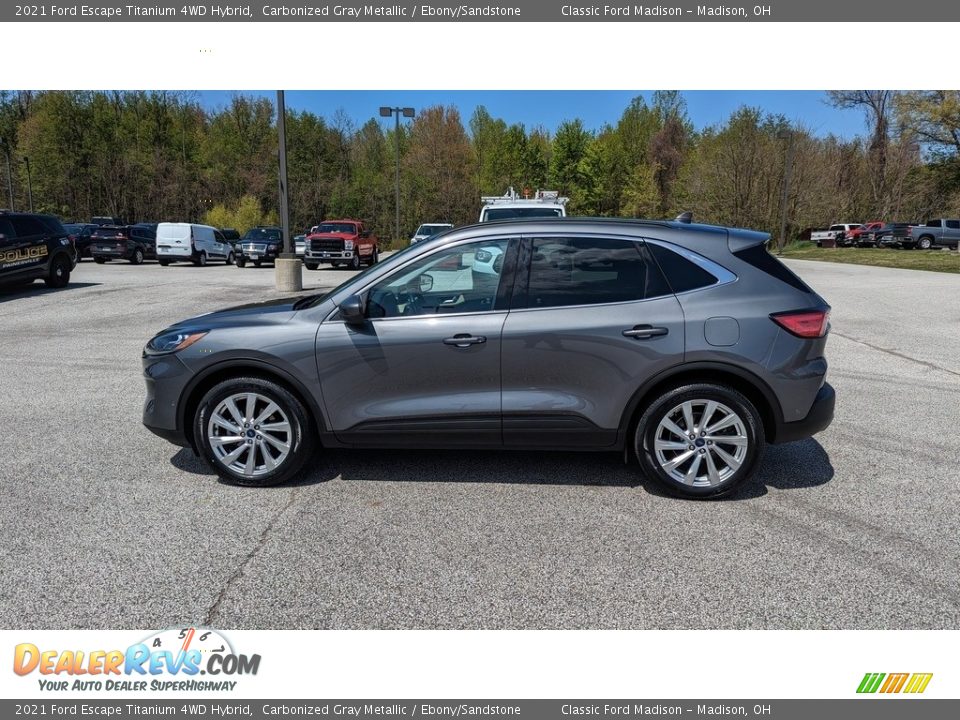 2021 Ford Escape Titanium 4WD Hybrid Carbonized Gray Metallic / Ebony/Sandstone Photo #2