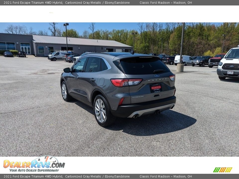 2021 Ford Escape Titanium 4WD Hybrid Carbonized Gray Metallic / Ebony/Sandstone Photo #3