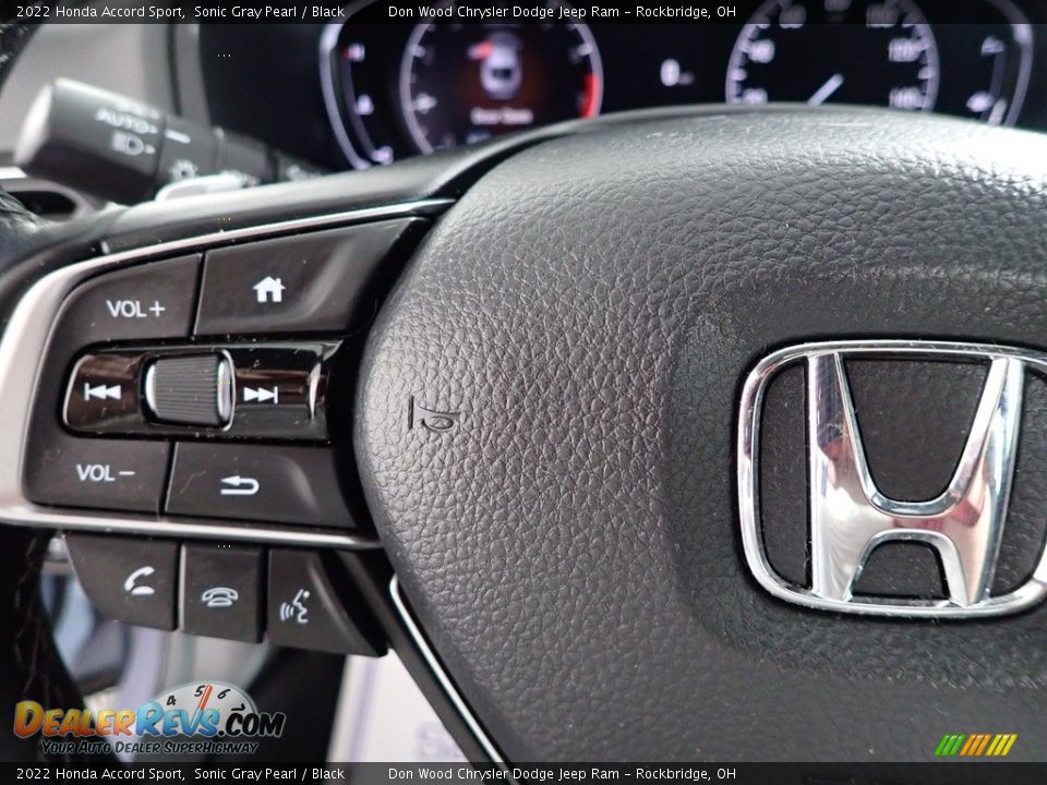 2022 Honda Accord Sport Sonic Gray Pearl / Black Photo #16