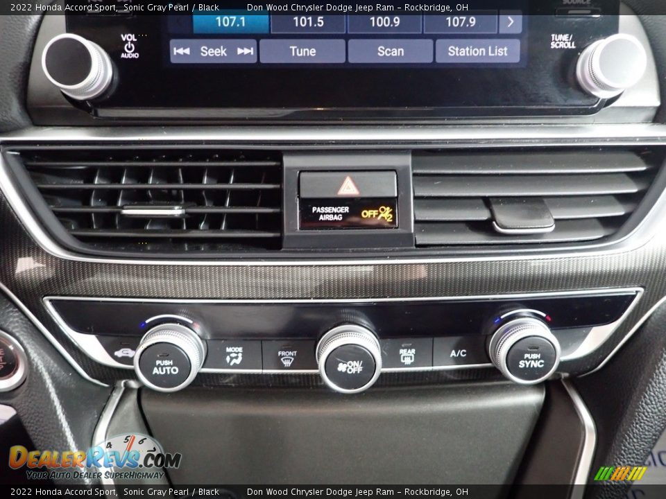 2022 Honda Accord Sport Sonic Gray Pearl / Black Photo #19