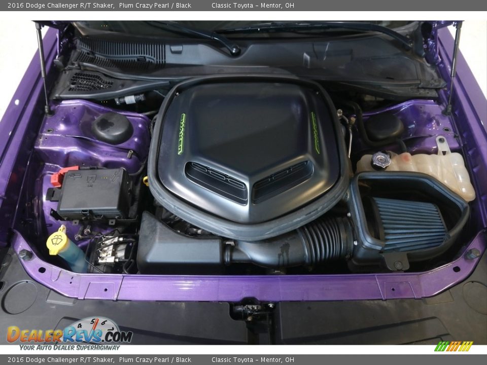 2016 Dodge Challenger R/T Shaker Plum Crazy Pearl / Black Photo #21