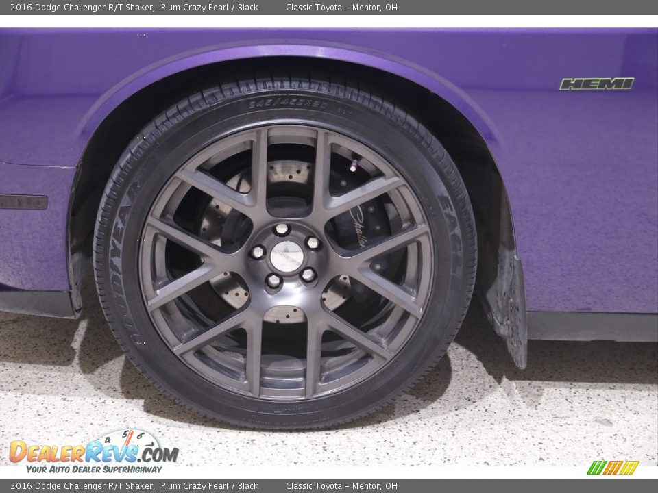2016 Dodge Challenger R/T Shaker Plum Crazy Pearl / Black Photo #22