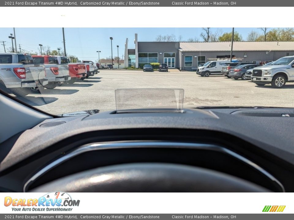 2021 Ford Escape Titanium 4WD Hybrid Carbonized Gray Metallic / Ebony/Sandstone Photo #14