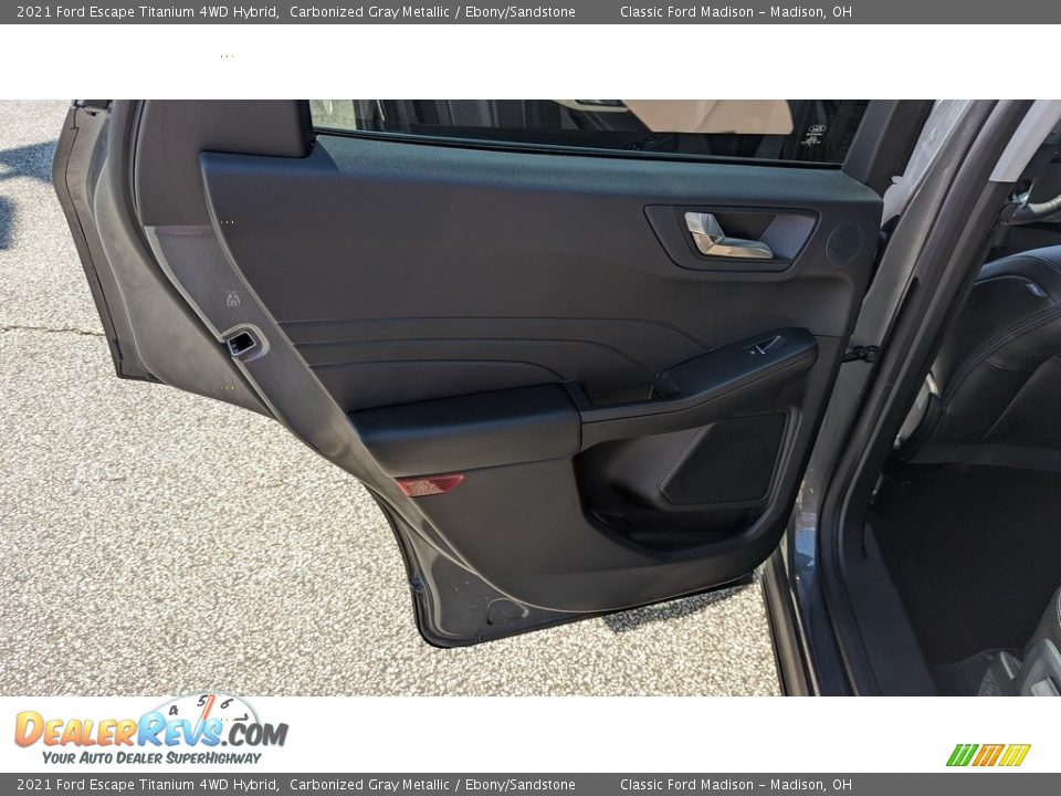 2021 Ford Escape Titanium 4WD Hybrid Carbonized Gray Metallic / Ebony/Sandstone Photo #17