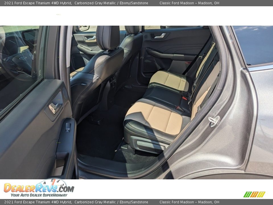 2021 Ford Escape Titanium 4WD Hybrid Carbonized Gray Metallic / Ebony/Sandstone Photo #18