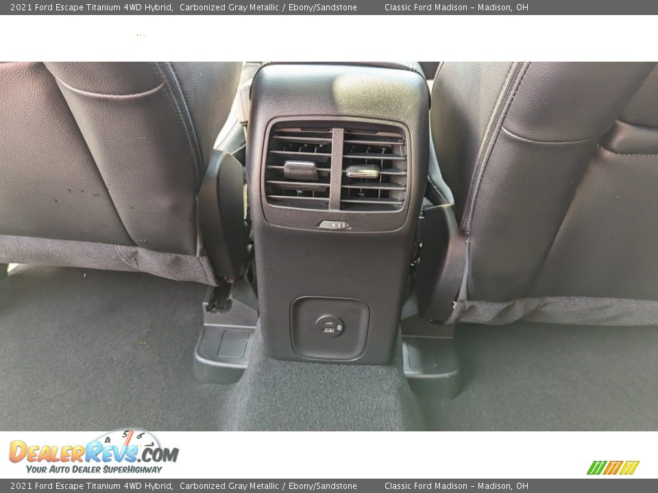 2021 Ford Escape Titanium 4WD Hybrid Carbonized Gray Metallic / Ebony/Sandstone Photo #19
