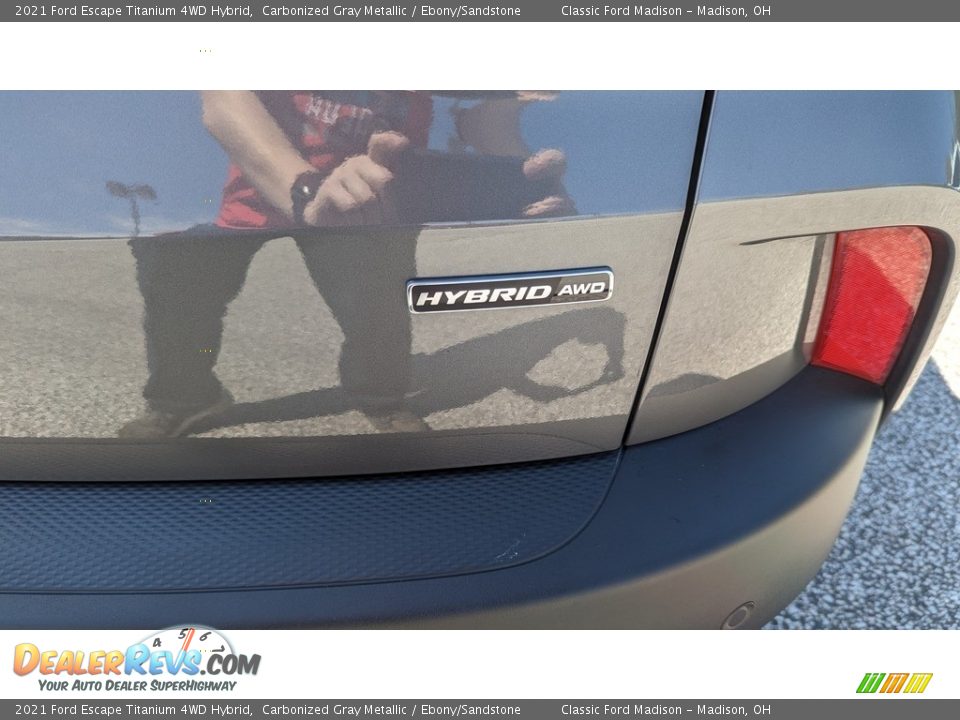 2021 Ford Escape Titanium 4WD Hybrid Carbonized Gray Metallic / Ebony/Sandstone Photo #23