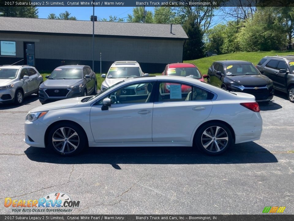 2017 Subaru Legacy 2.5i Limited Crystal White Pearl / Warm Ivory Photo #1