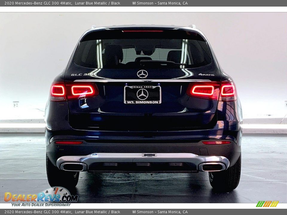 2020 Mercedes-Benz GLC 300 4Matic Lunar Blue Metallic / Black Photo #3