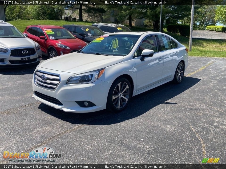 2017 Subaru Legacy 2.5i Limited Crystal White Pearl / Warm Ivory Photo #2