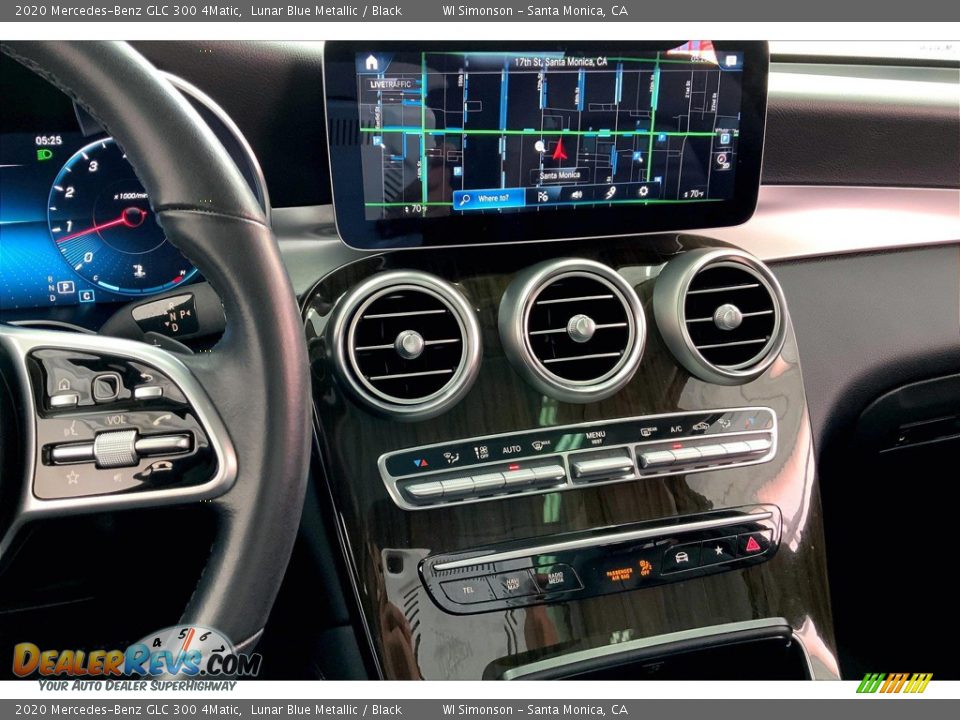 2020 Mercedes-Benz GLC 300 4Matic Lunar Blue Metallic / Black Photo #5