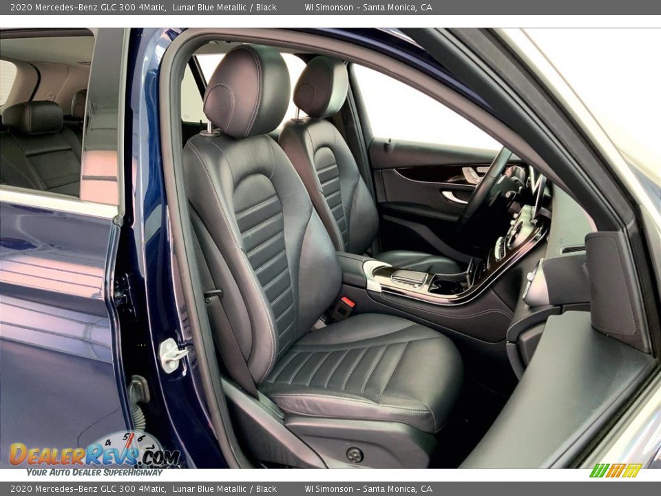 2020 Mercedes-Benz GLC 300 4Matic Lunar Blue Metallic / Black Photo #6
