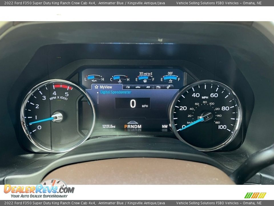 2022 Ford F350 Super Duty King Ranch Crew Cab 4x4 Gauges Photo #11