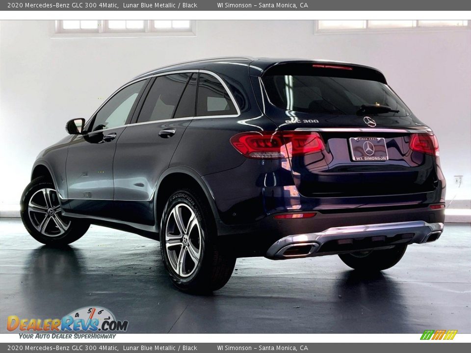 2020 Mercedes-Benz GLC 300 4Matic Lunar Blue Metallic / Black Photo #10
