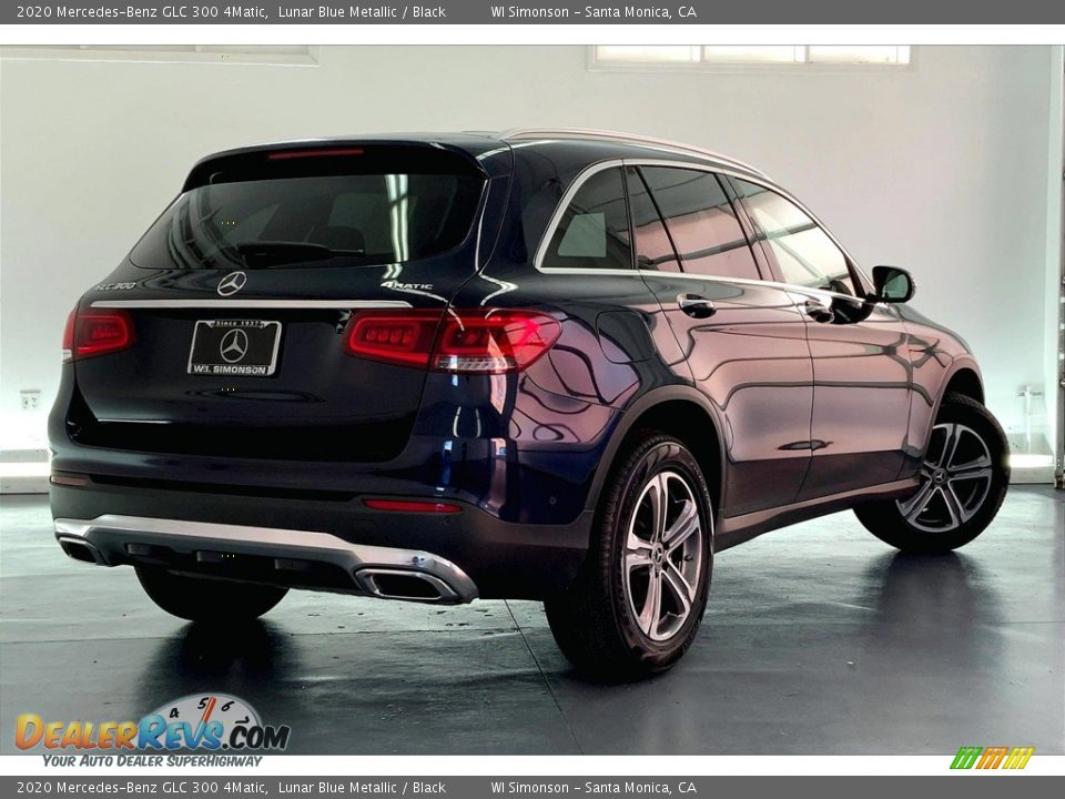 2020 Mercedes-Benz GLC 300 4Matic Lunar Blue Metallic / Black Photo #13