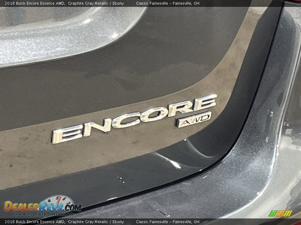 2018 Buick Encore Essence AWD Graphite Gray Metallic / Ebony Photo #31