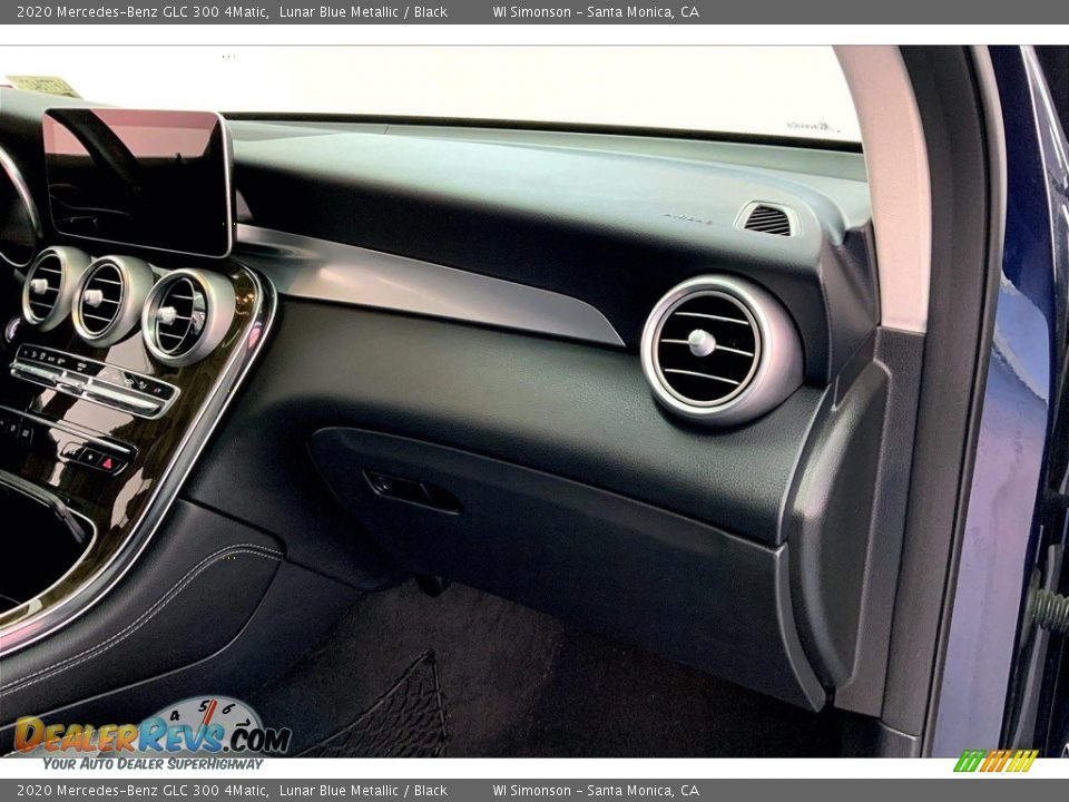 2020 Mercedes-Benz GLC 300 4Matic Lunar Blue Metallic / Black Photo #16