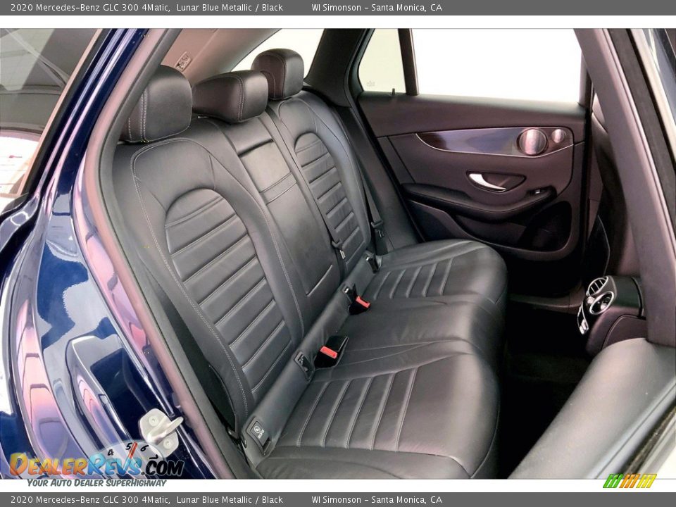 2020 Mercedes-Benz GLC 300 4Matic Lunar Blue Metallic / Black Photo #19