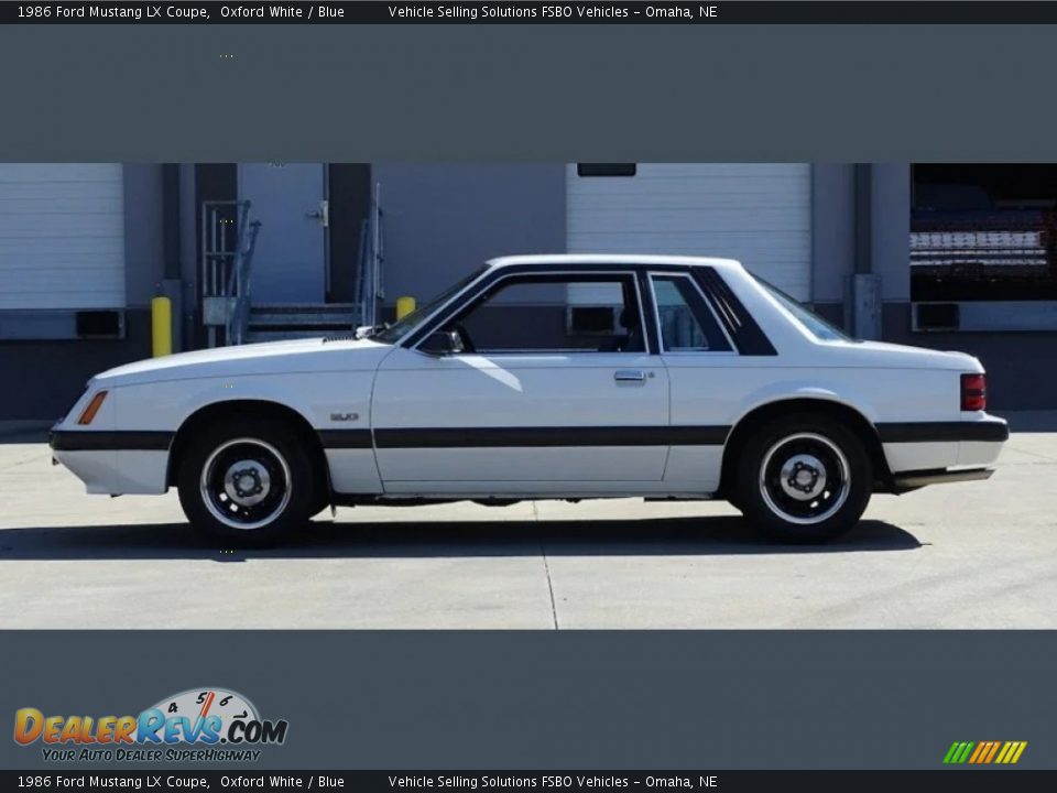 Oxford White 1986 Ford Mustang LX Coupe Photo #2