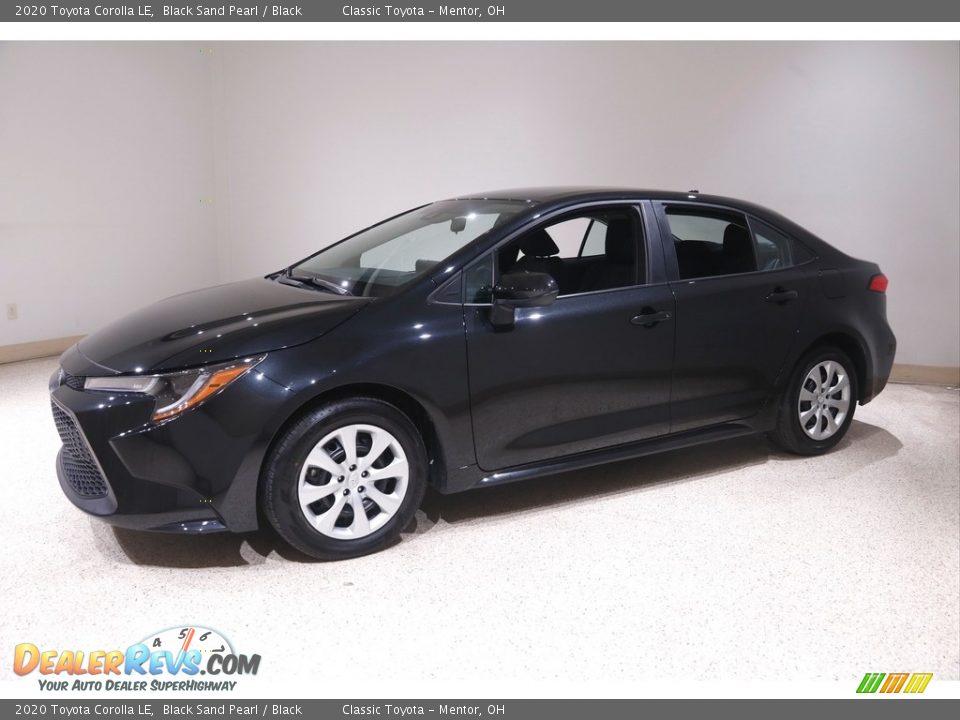 2020 Toyota Corolla LE Black Sand Pearl / Black Photo #3