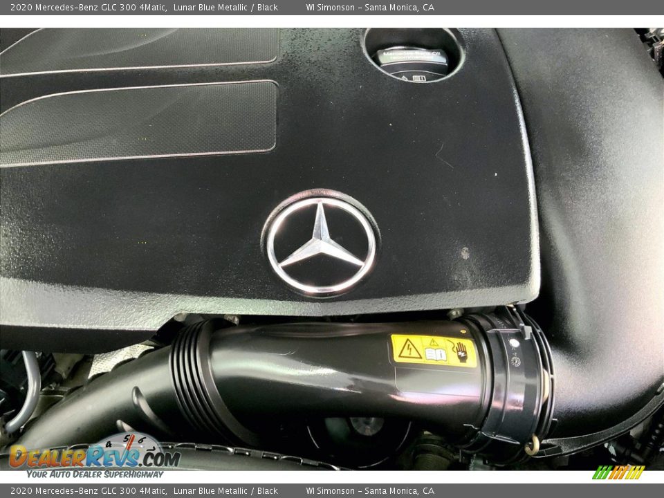2020 Mercedes-Benz GLC 300 4Matic Lunar Blue Metallic / Black Photo #32