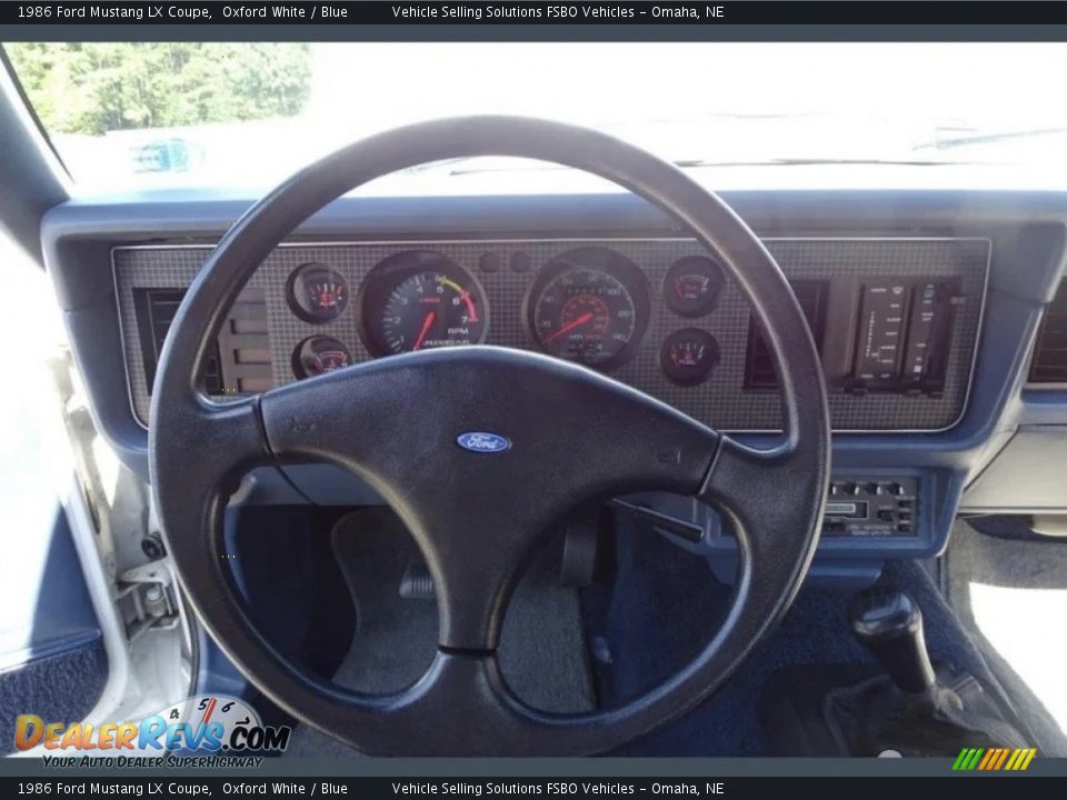 1986 Ford Mustang LX Coupe Steering Wheel Photo #7