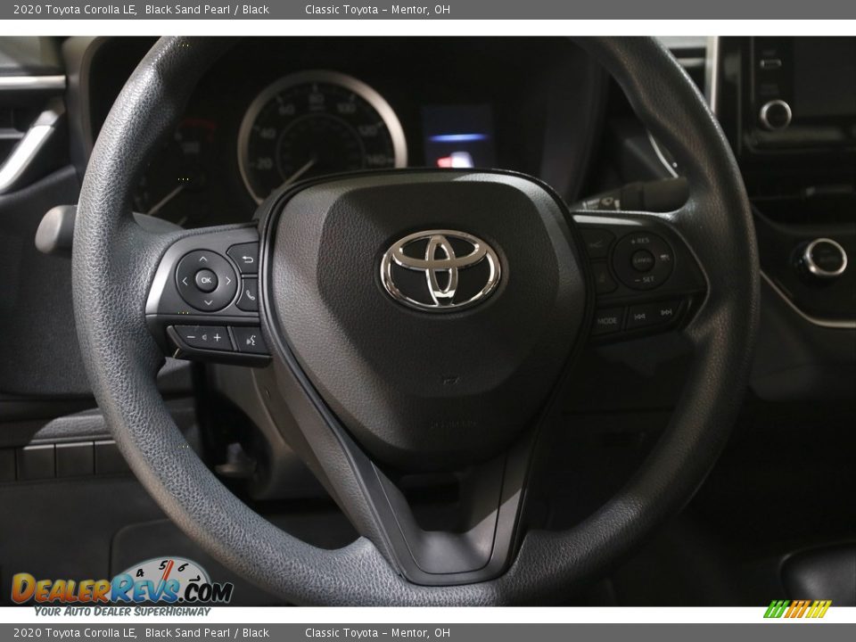 2020 Toyota Corolla LE Black Sand Pearl / Black Photo #7