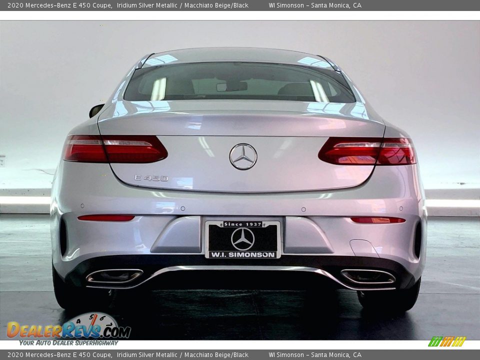 2020 Mercedes-Benz E 450 Coupe Iridium Silver Metallic / Macchiato Beige/Black Photo #3
