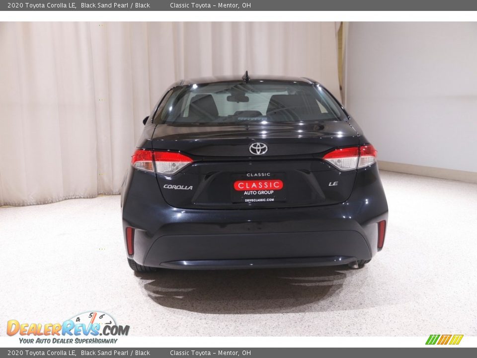 2020 Toyota Corolla LE Black Sand Pearl / Black Photo #16