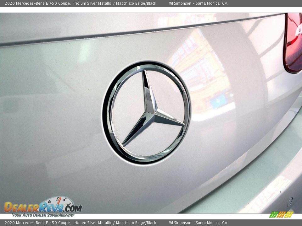 2020 Mercedes-Benz E 450 Coupe Iridium Silver Metallic / Macchiato Beige/Black Photo #7