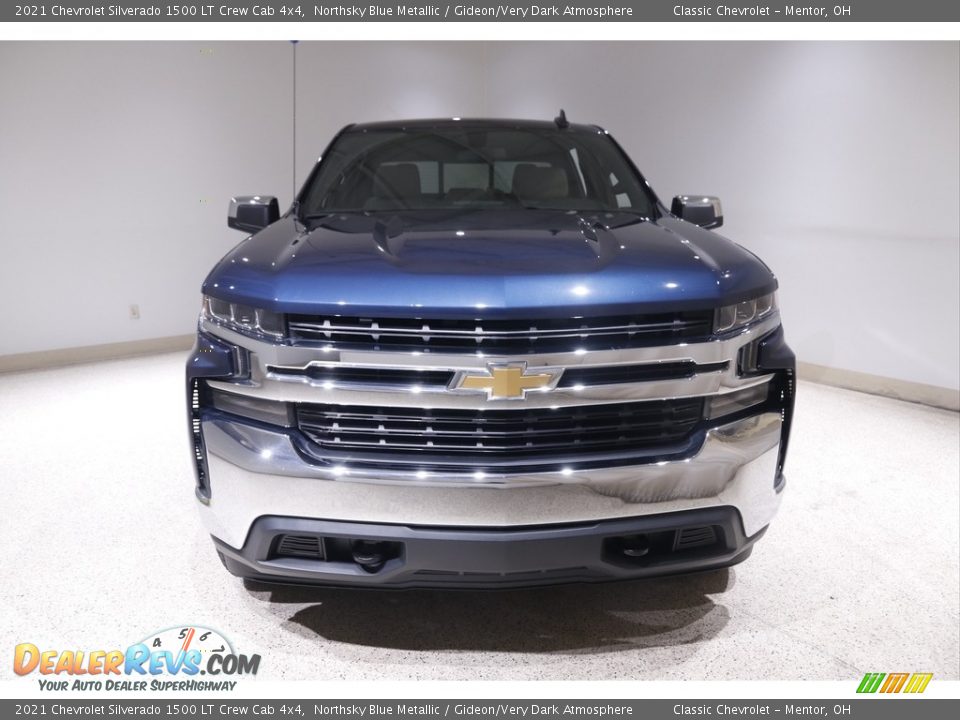 2021 Chevrolet Silverado 1500 LT Crew Cab 4x4 Northsky Blue Metallic / Gideon/Very Dark Atmosphere Photo #2