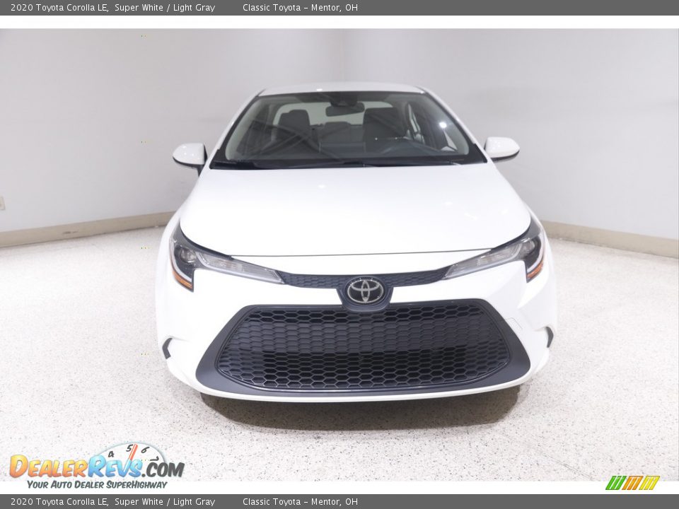 2020 Toyota Corolla LE Super White / Light Gray Photo #2