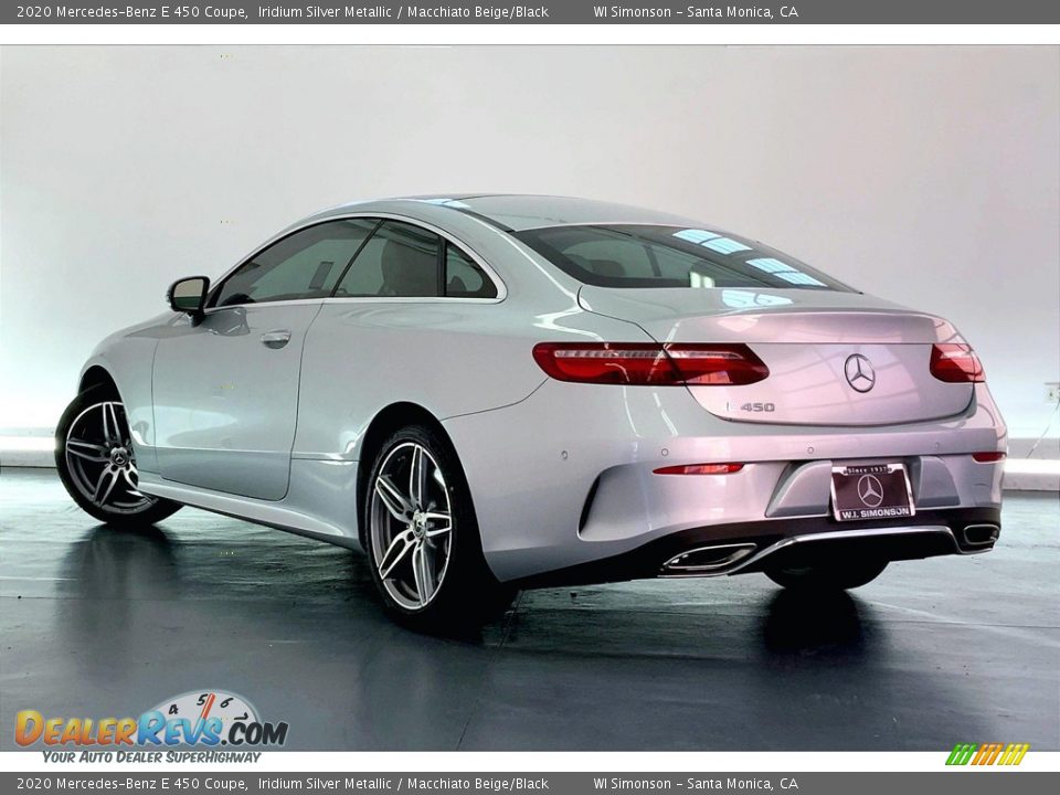 2020 Mercedes-Benz E 450 Coupe Iridium Silver Metallic / Macchiato Beige/Black Photo #10