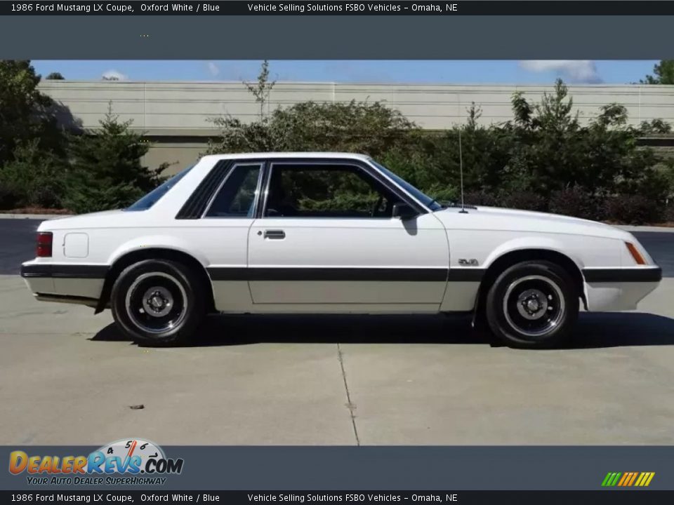 Oxford White 1986 Ford Mustang LX Coupe Photo #23