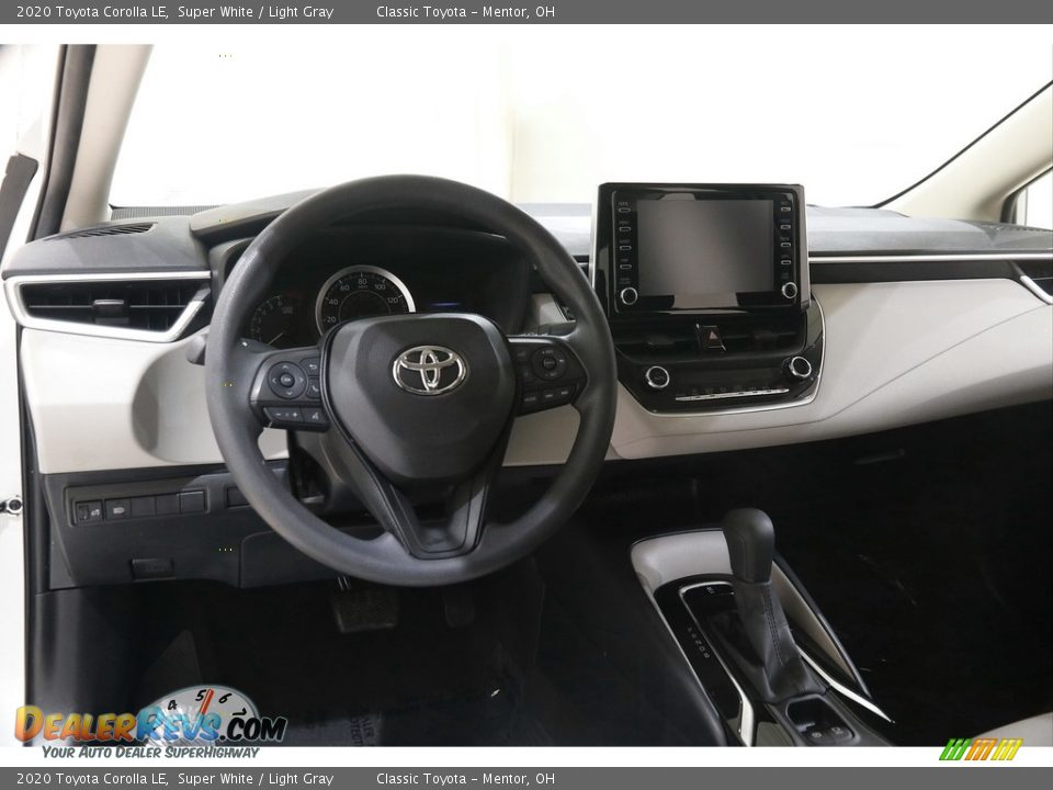 2020 Toyota Corolla LE Super White / Light Gray Photo #6