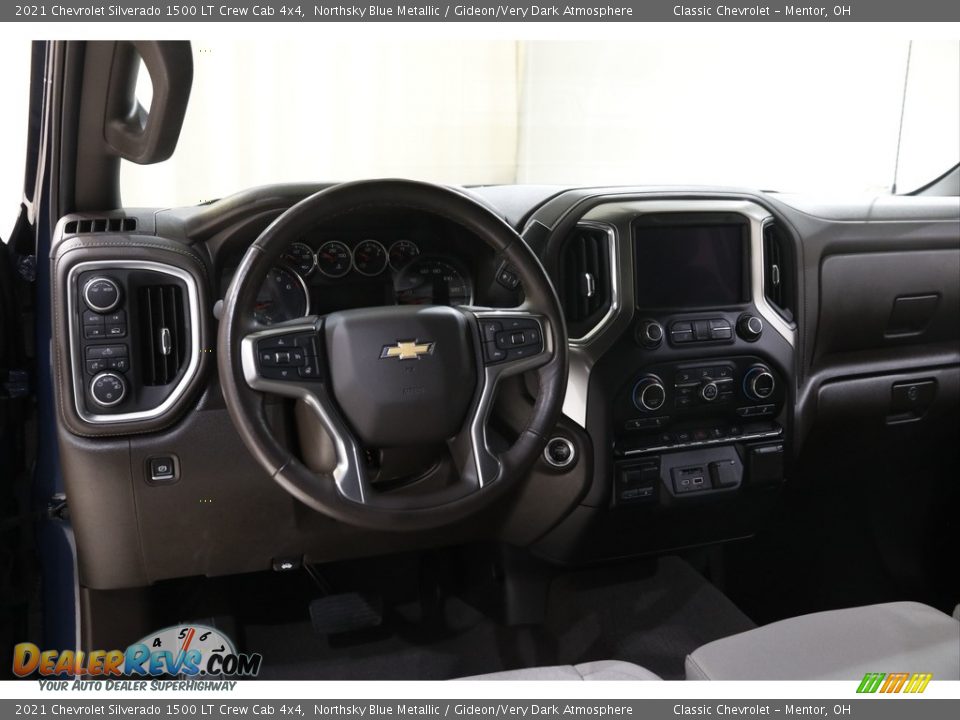 2021 Chevrolet Silverado 1500 LT Crew Cab 4x4 Northsky Blue Metallic / Gideon/Very Dark Atmosphere Photo #6