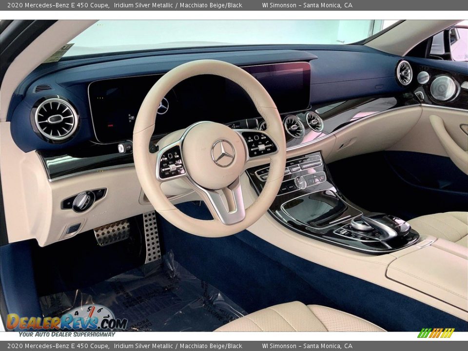 2020 Mercedes-Benz E 450 Coupe Iridium Silver Metallic / Macchiato Beige/Black Photo #14