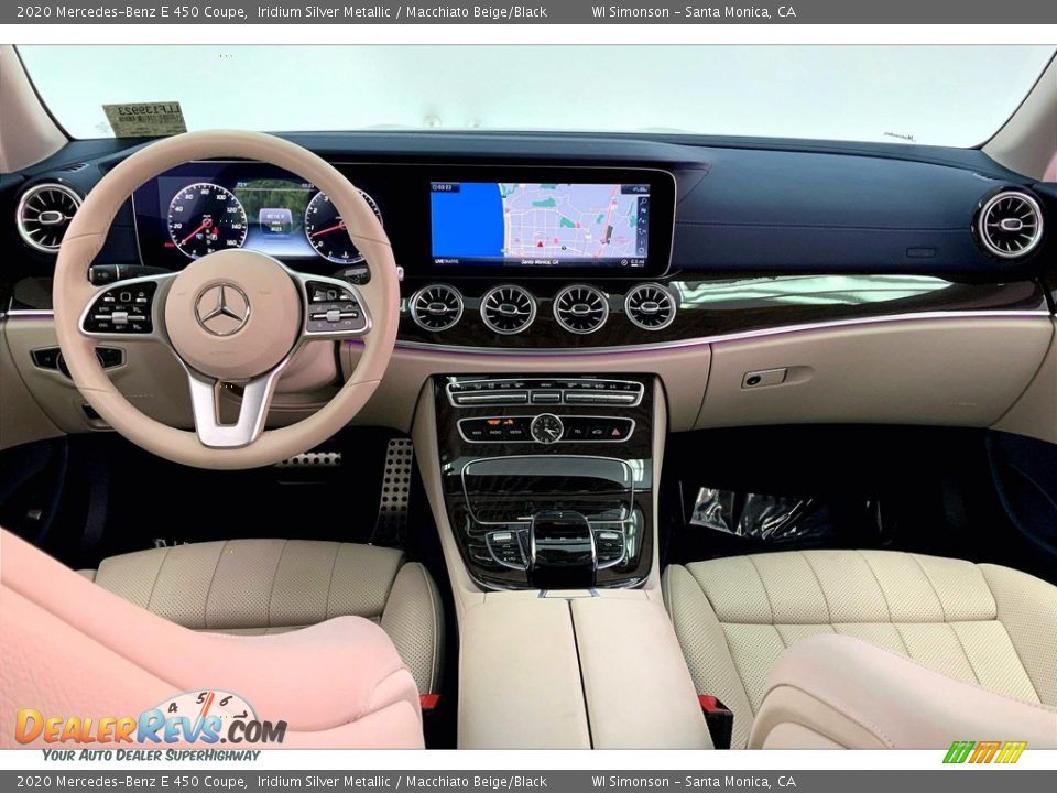 2020 Mercedes-Benz E 450 Coupe Iridium Silver Metallic / Macchiato Beige/Black Photo #15