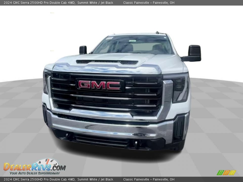 2024 GMC Sierra 2500HD Pro Double Cab 4WD Summit White / Jet Black Photo #3