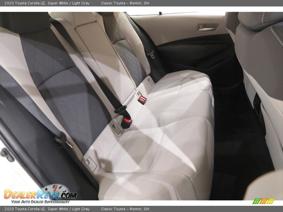 2020 Toyota Corolla LE Super White / Light Gray Photo #14